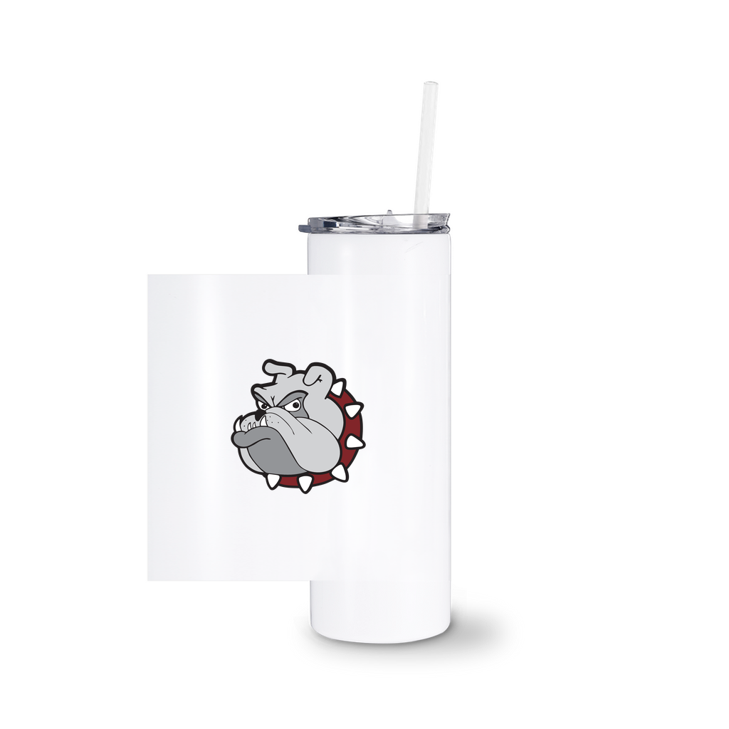 Bulldog Tumbler With Straw