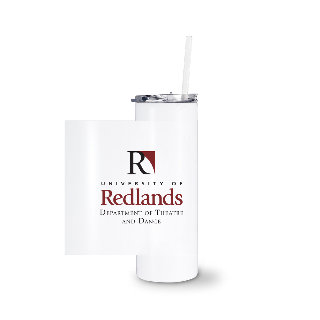 Redlands Department of Theatre and Dance Tumbler With Straw