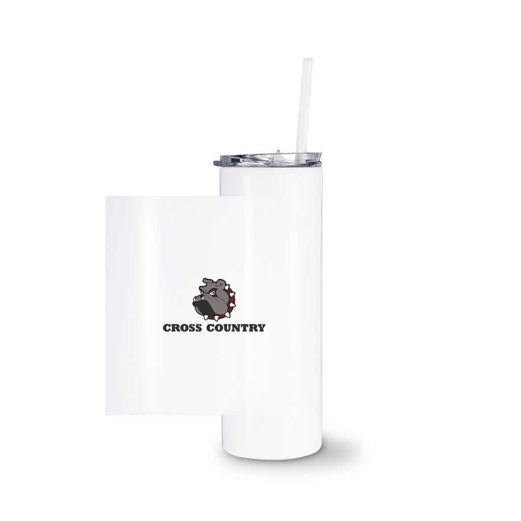 Bulldogs Cross Country Tumbler With Straw