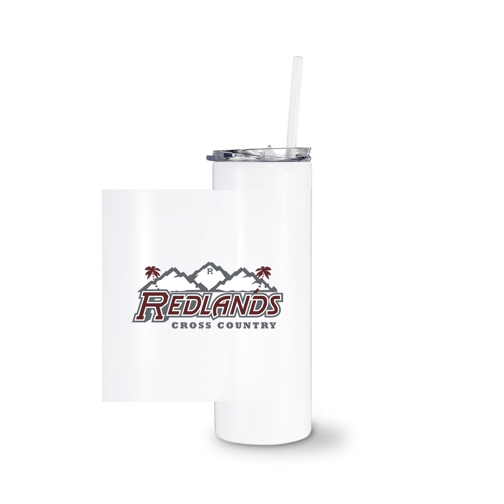 Redlands Cross Country Tumbler With Straw