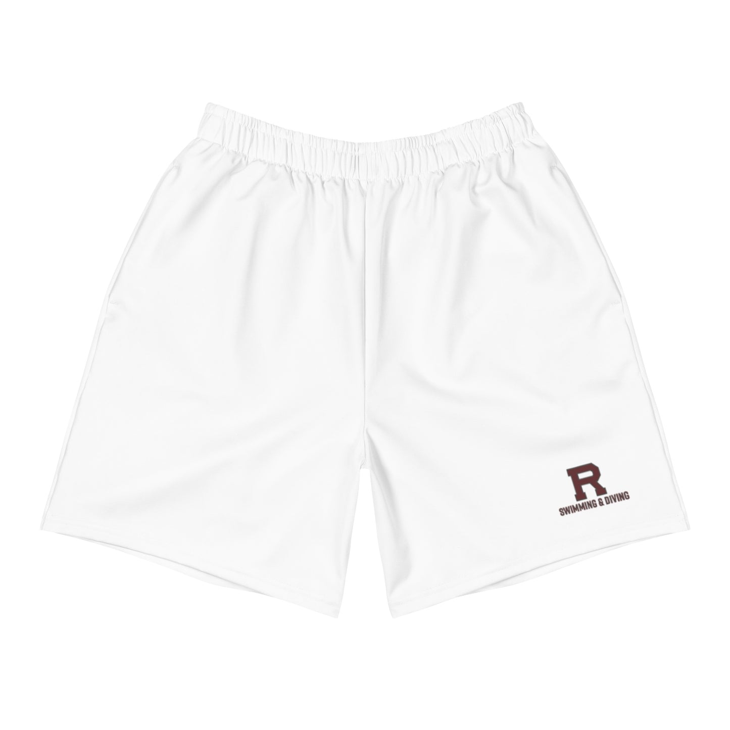 R Swimming & Diving Outlined Men's Athletic Long Shorts