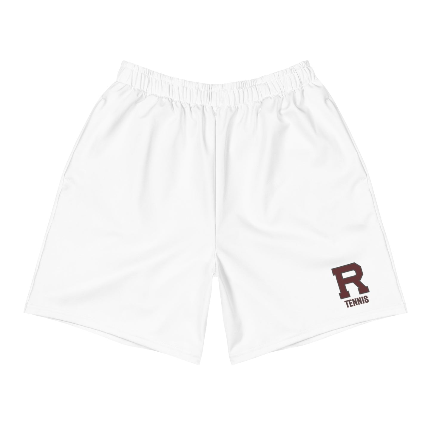 R Tennis Outlined Men's Athletic Long Shorts