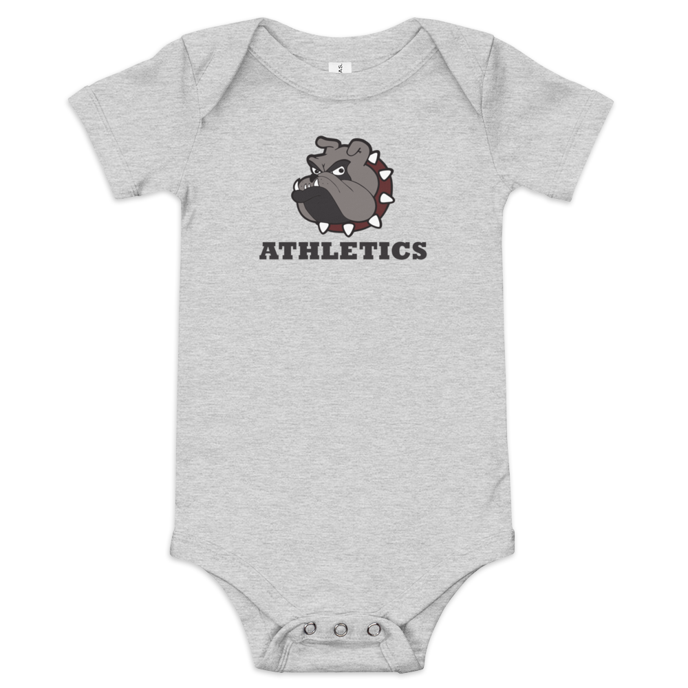 Redlands Bulldog Athletics Baby short sleeve one piece