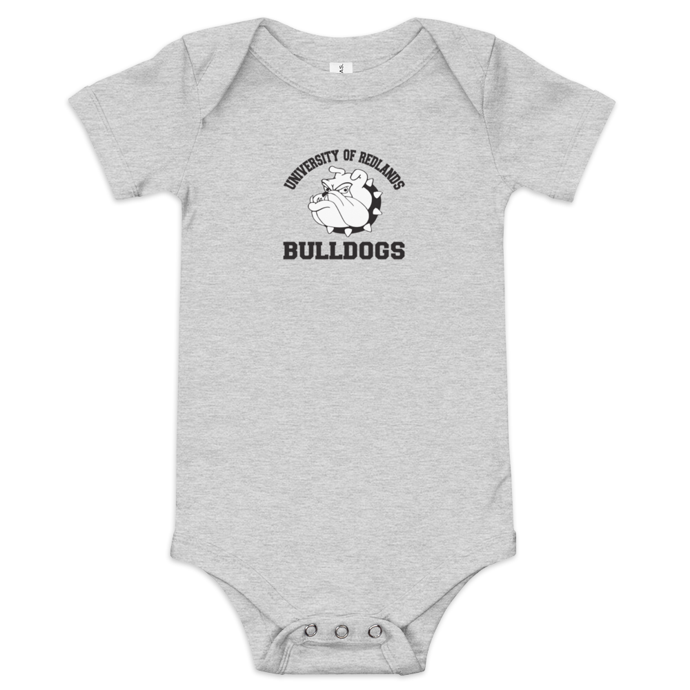 Redlands UofR Bulldogs Baby short sleeve one piece