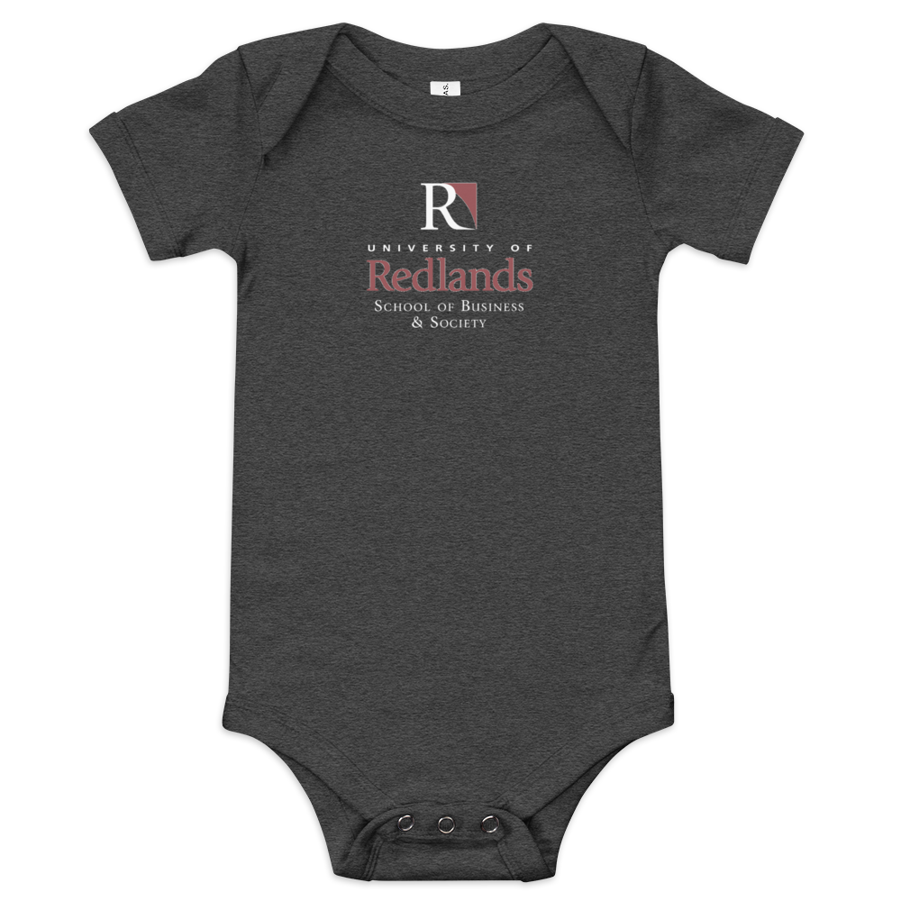 Redlands School of Business & Society Baby short sleeve one piece