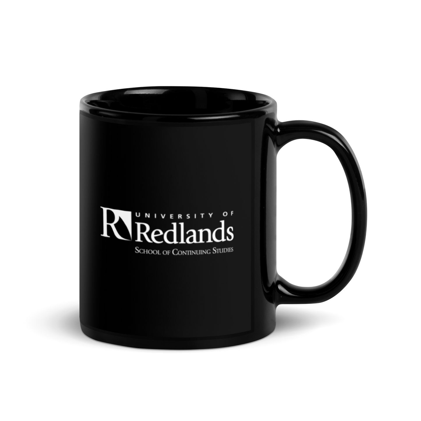 Redlands School of Continuing Education Black Glossy Mug