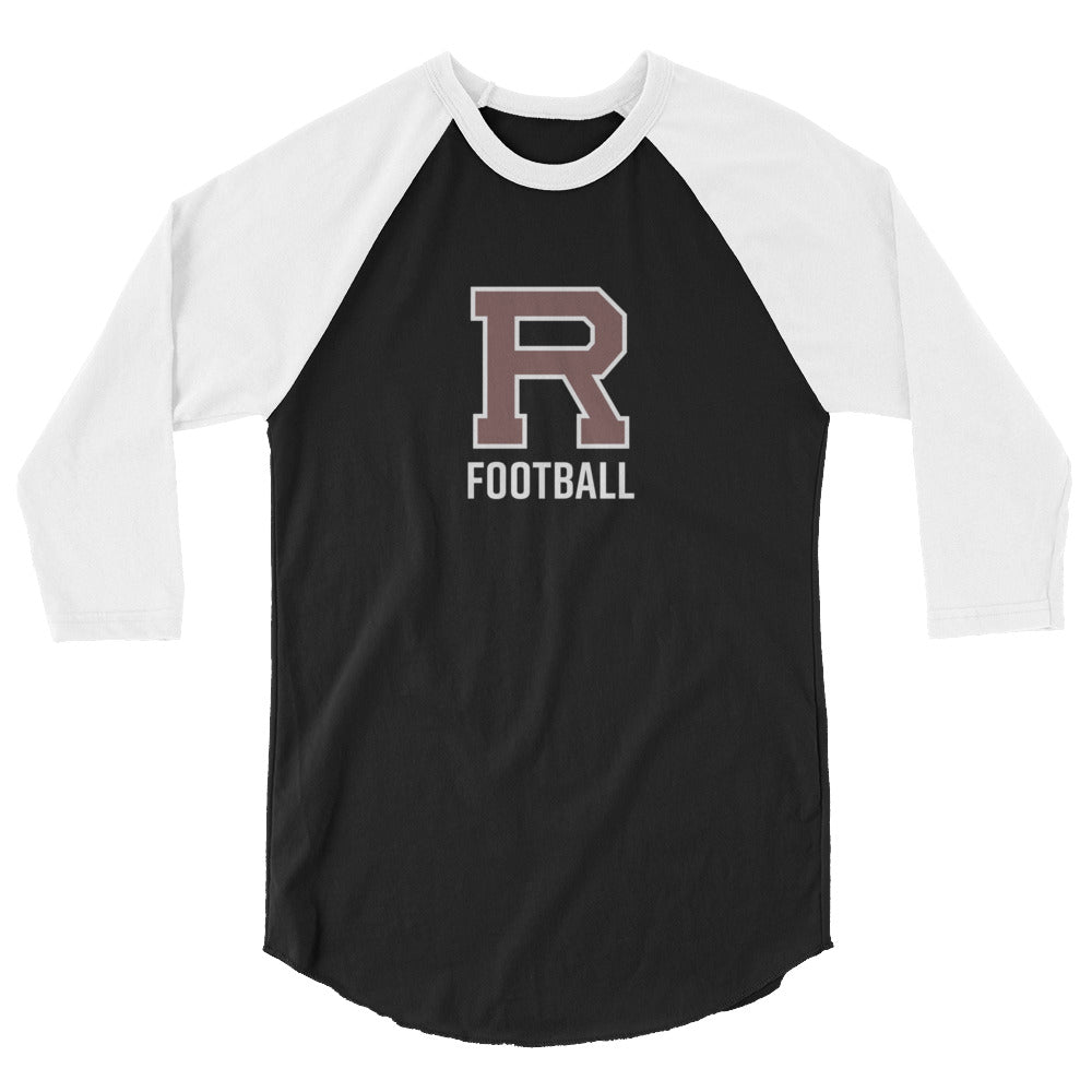 R Football 3/4 sleeve raglan shirt
