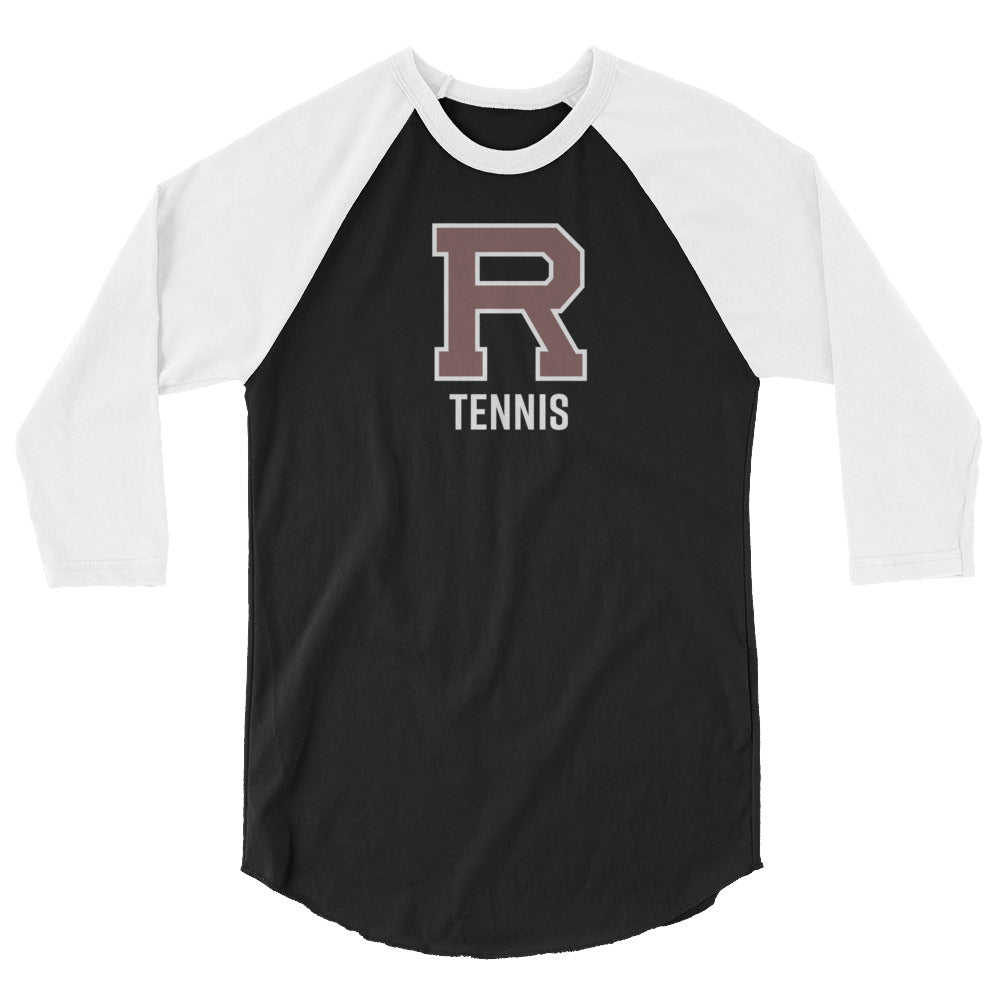 R Tennis 3/4 sleeve raglan shirt