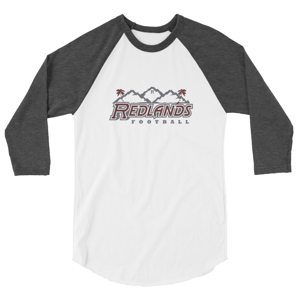 Redlands Football 3/4 sleeve raglan shirt