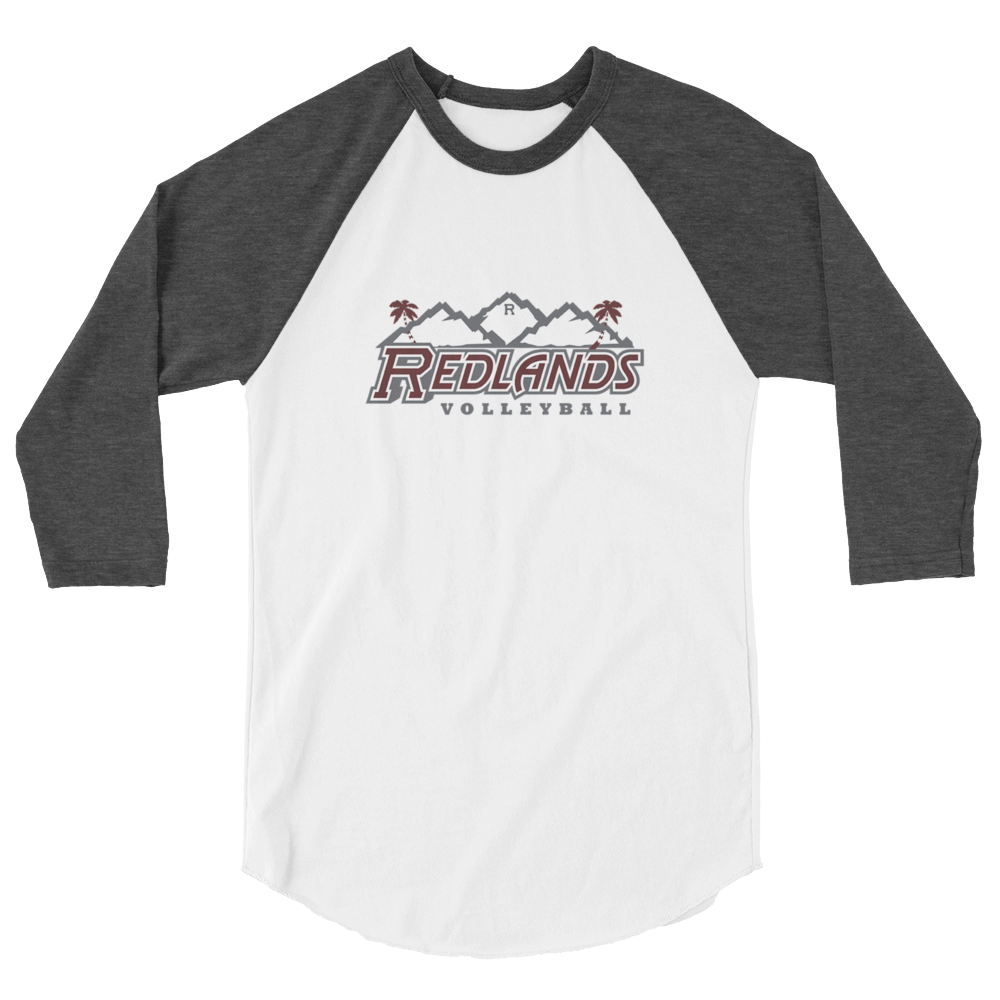 Redlands Volleyball 3/4 sleeve raglan shirt