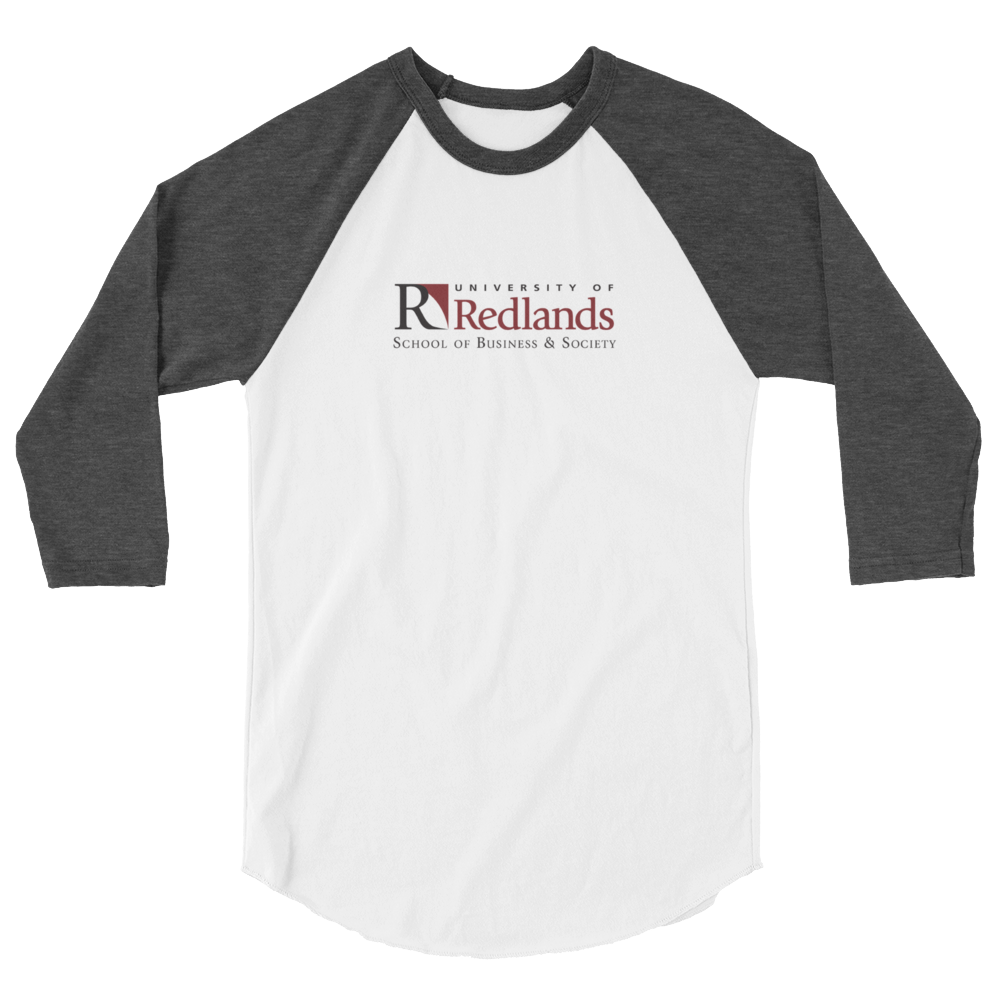 Redlands School of Business 3/4 sleeve raglan shirt