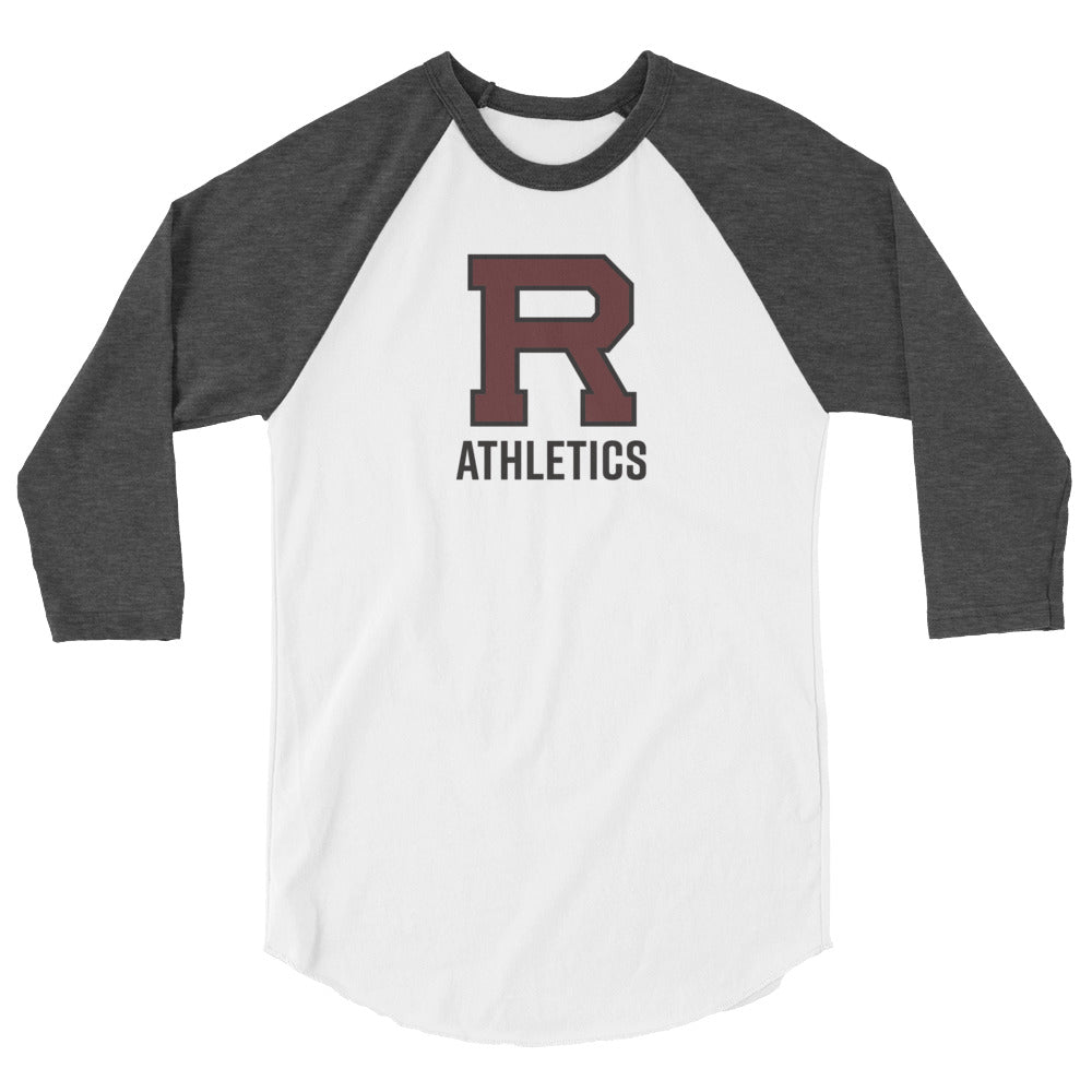 R Athletics 3/4 sleeve raglan shirt