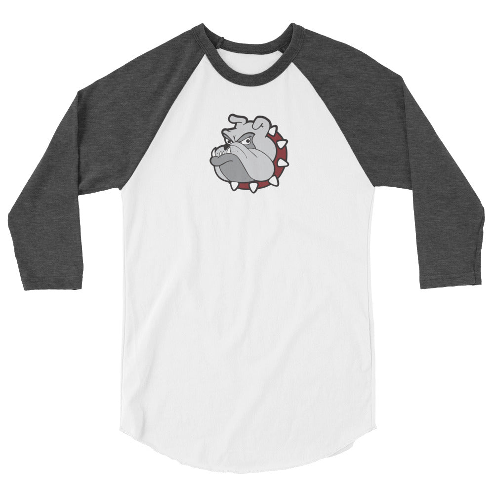 Bulldog 3/4 sleeve raglan shirt