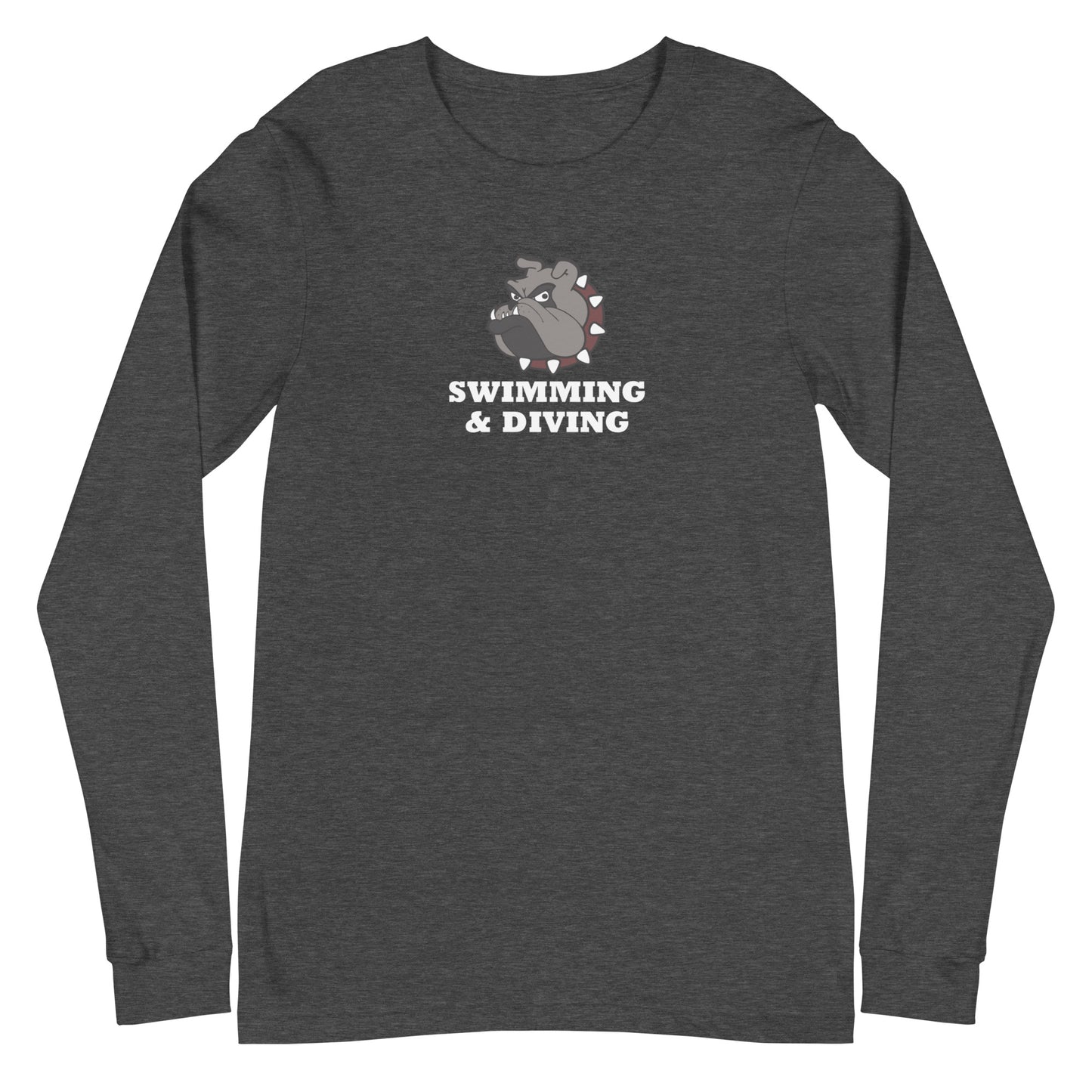 Bulldogs Swimming & Diving Unisex Long Sleeve Tee