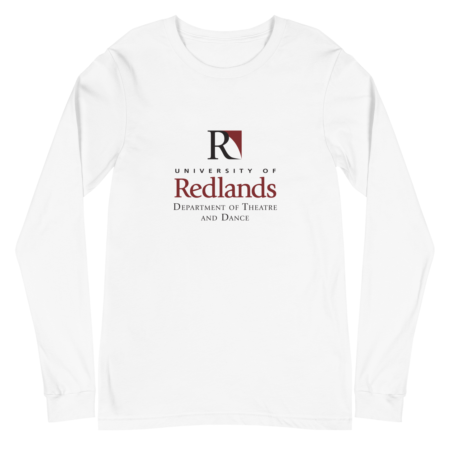 Redlands Department of Theatre and Dance Unisex Long Sleeve Tee