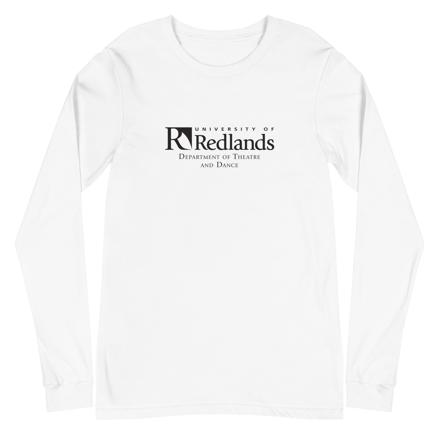 Redlands Department of Theatre and Dance Unisex Long Sleeve Tee