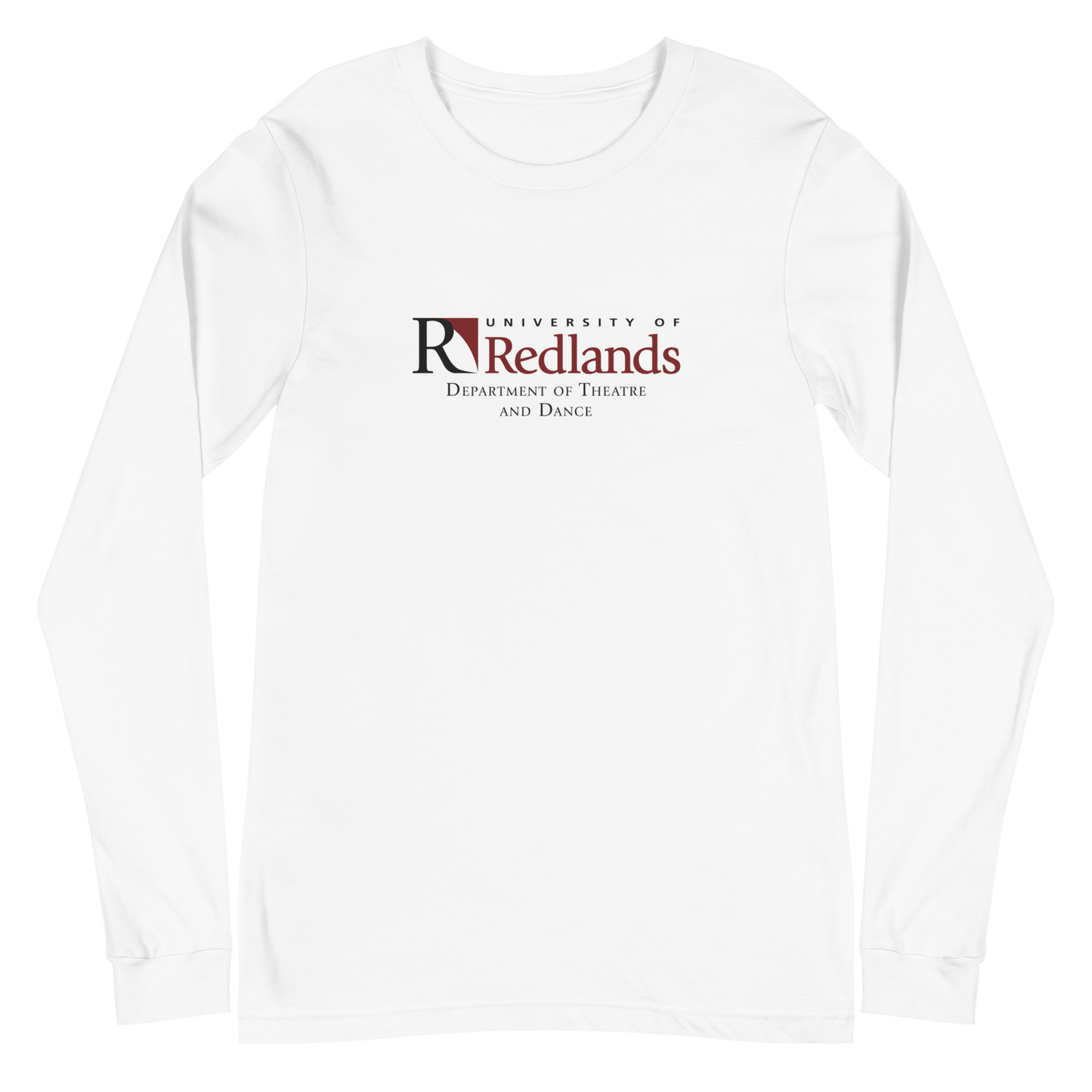 Redlands Department of Theatre and Dance Unisex Long Sleeve Tee
