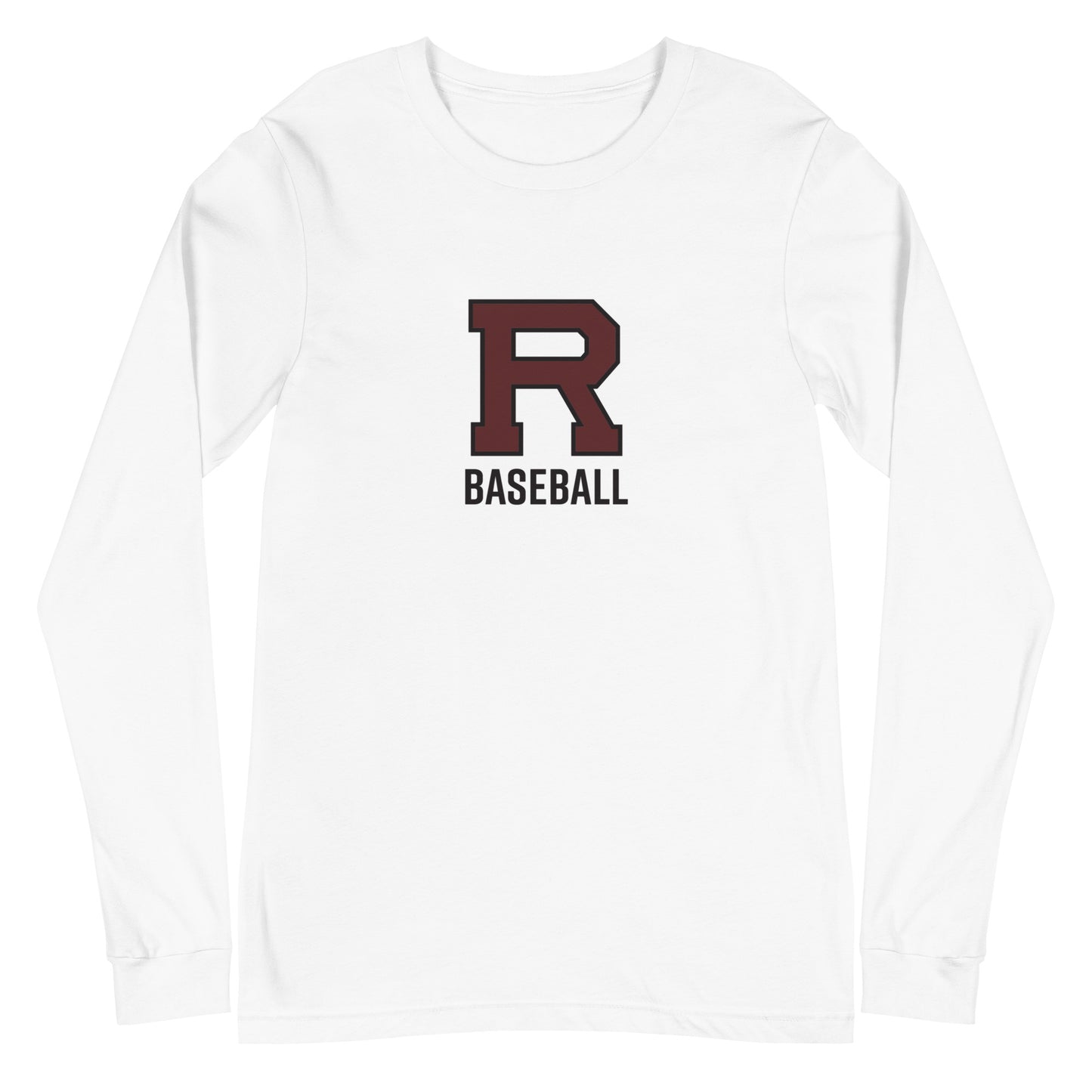 R Baseball Unisex Long Sleeve Tee