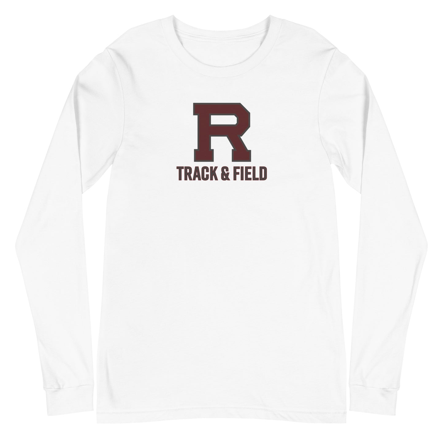 R Track & Field Outlined Unisex Long Sleeve Tee