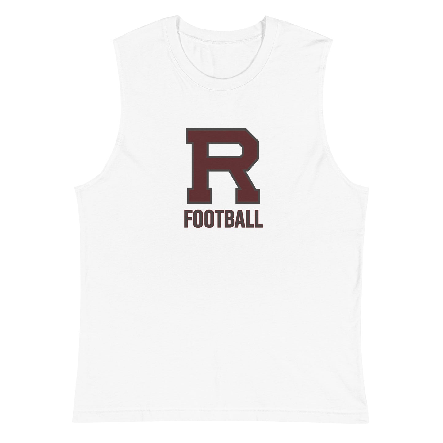 R Football Outlined Muscle Shirt