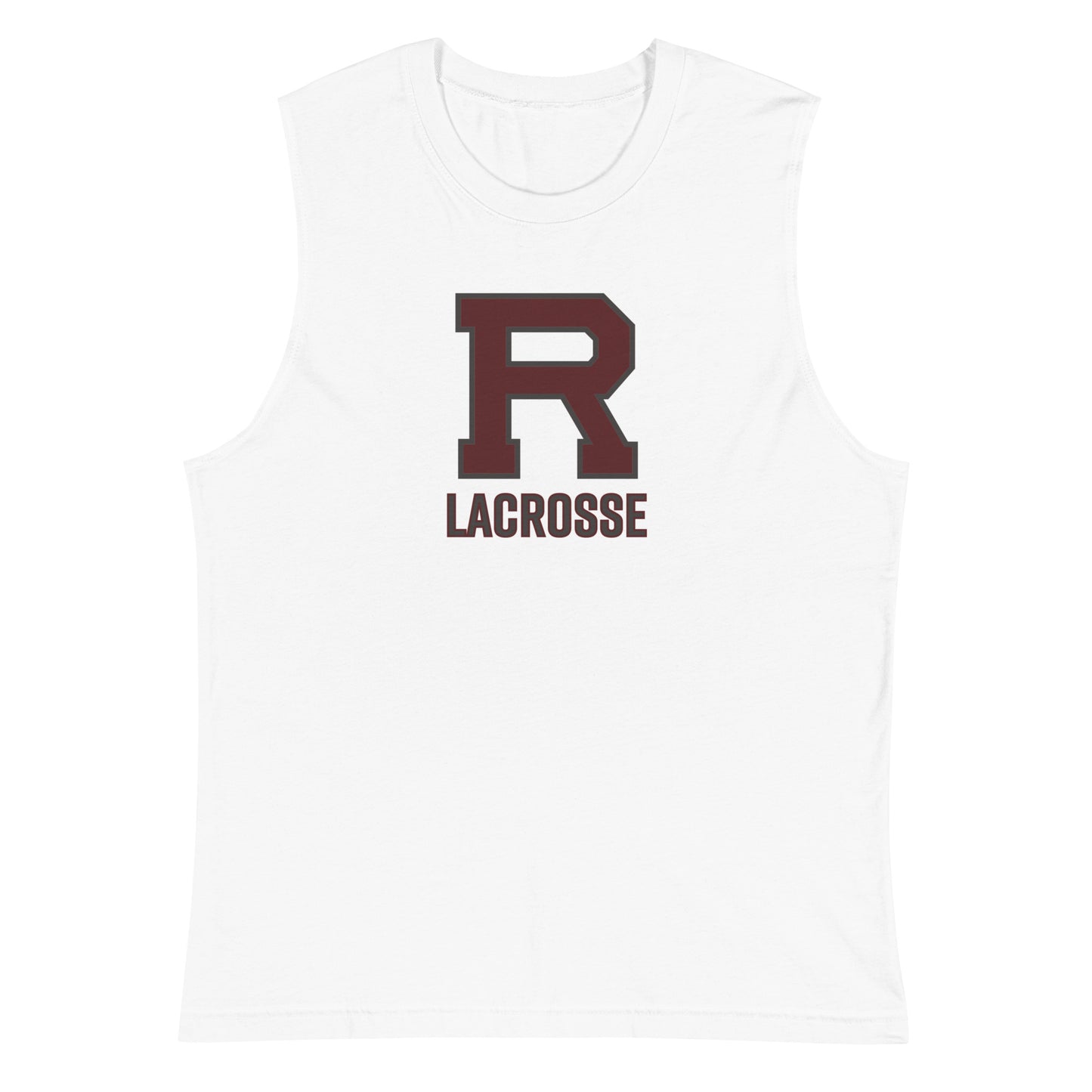 R Lacrosse Outlined Muscle Shirt