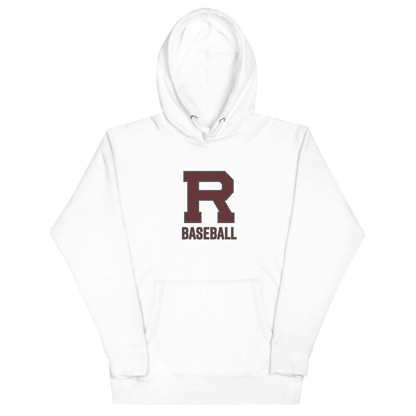 R Baseball Outlined Unisex Hoodie