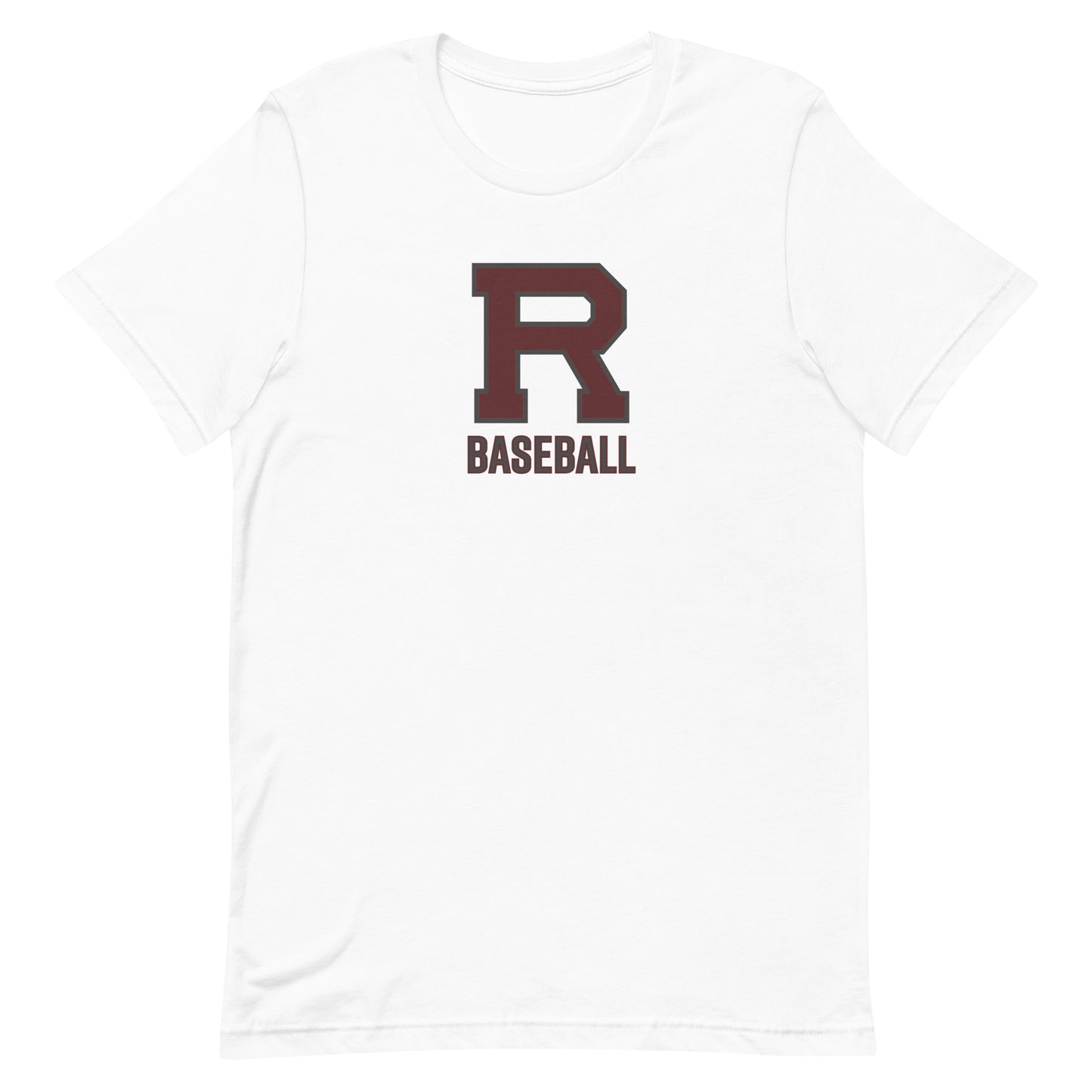 R Baseball Outlined Unisex t-shirt