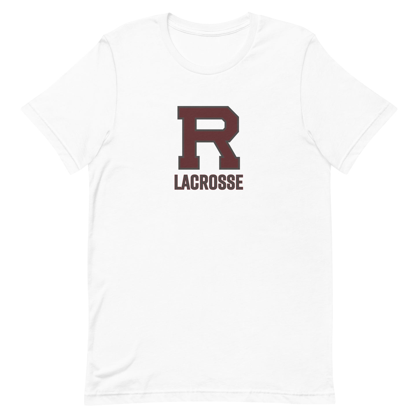 R Lacrosse Outlined Unisex t-shirt