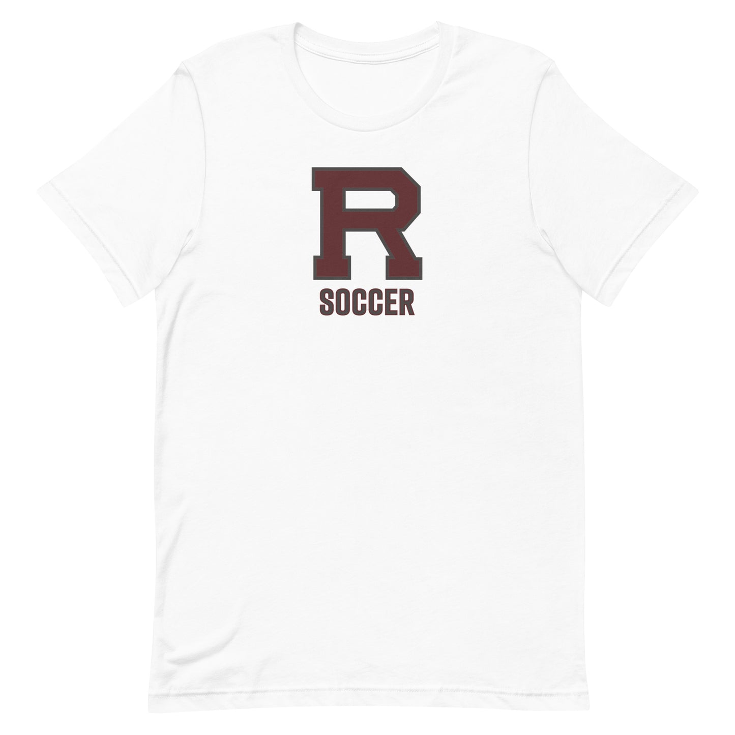 R Soccer Outlined Unisex t-shirt