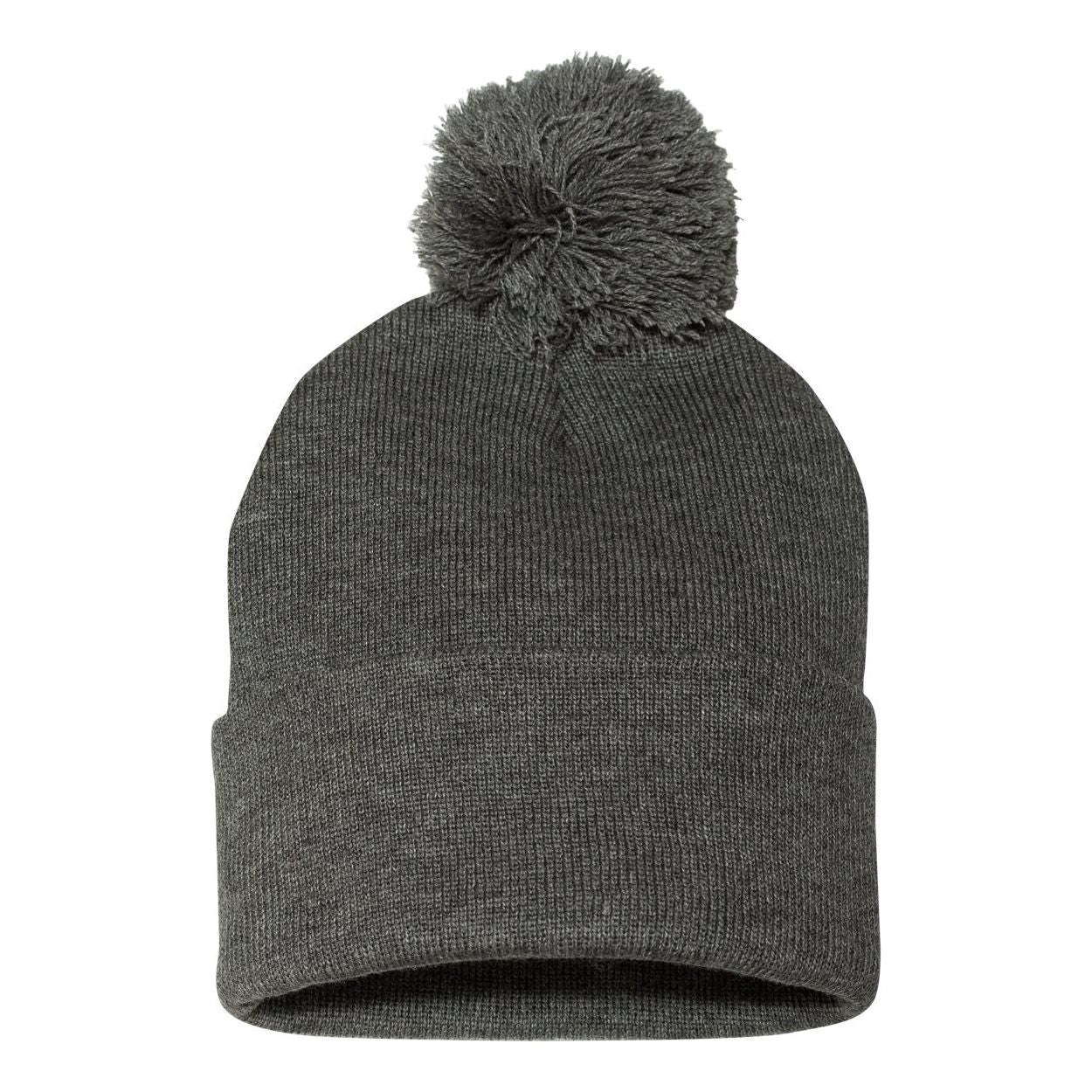 Sportsman 12" Pom-Pom Cuffed Beanie