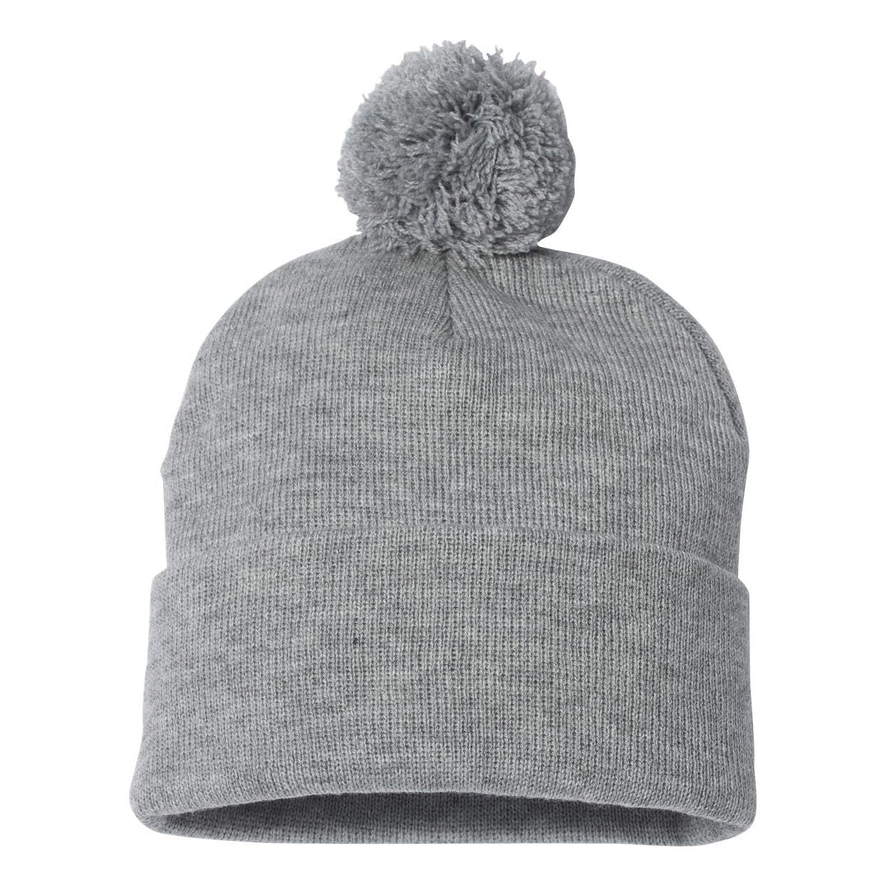 Sportsman 12" Pom-Pom Cuffed Beanie