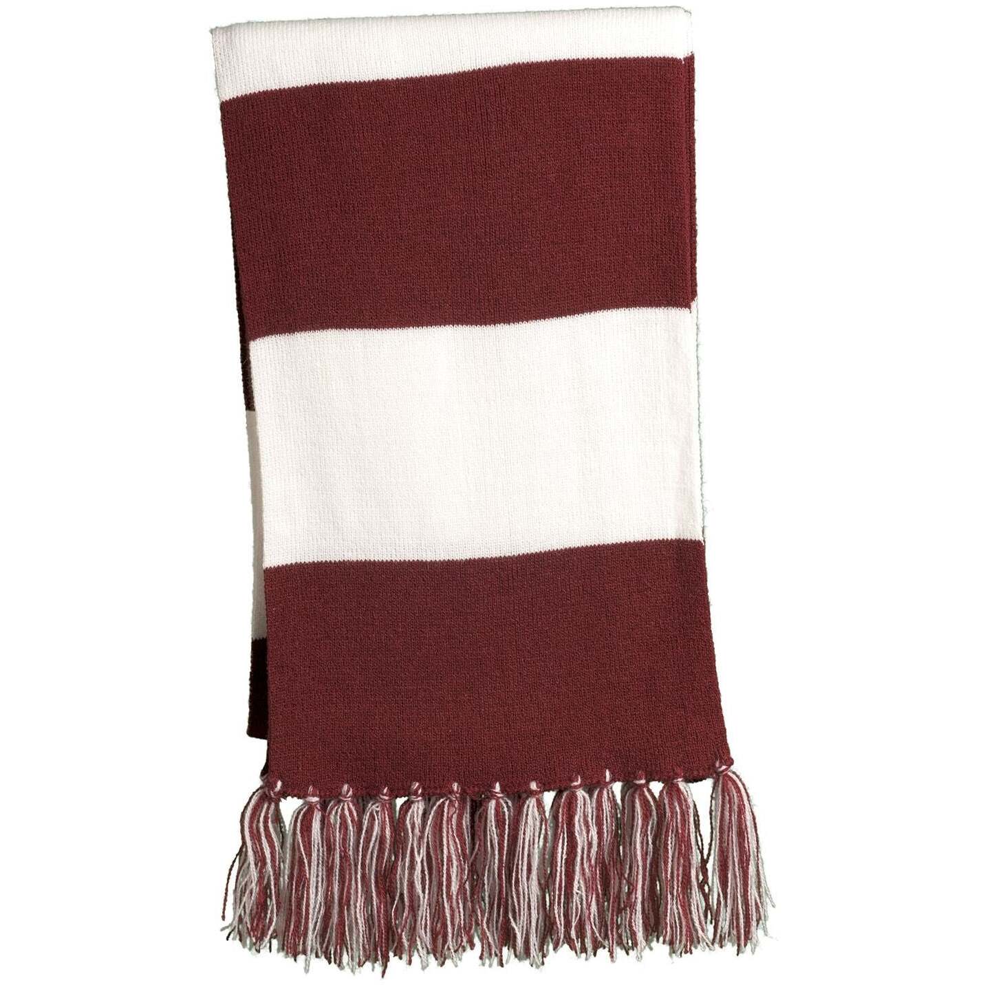 Maroon/ White