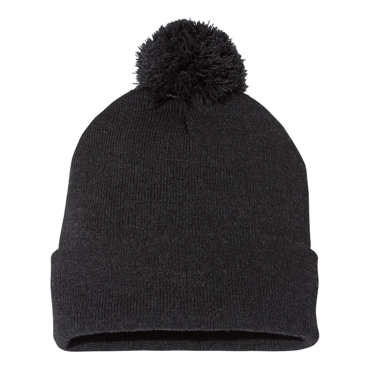 Sportsman 12" Pom-Pom Cuffed Beanie