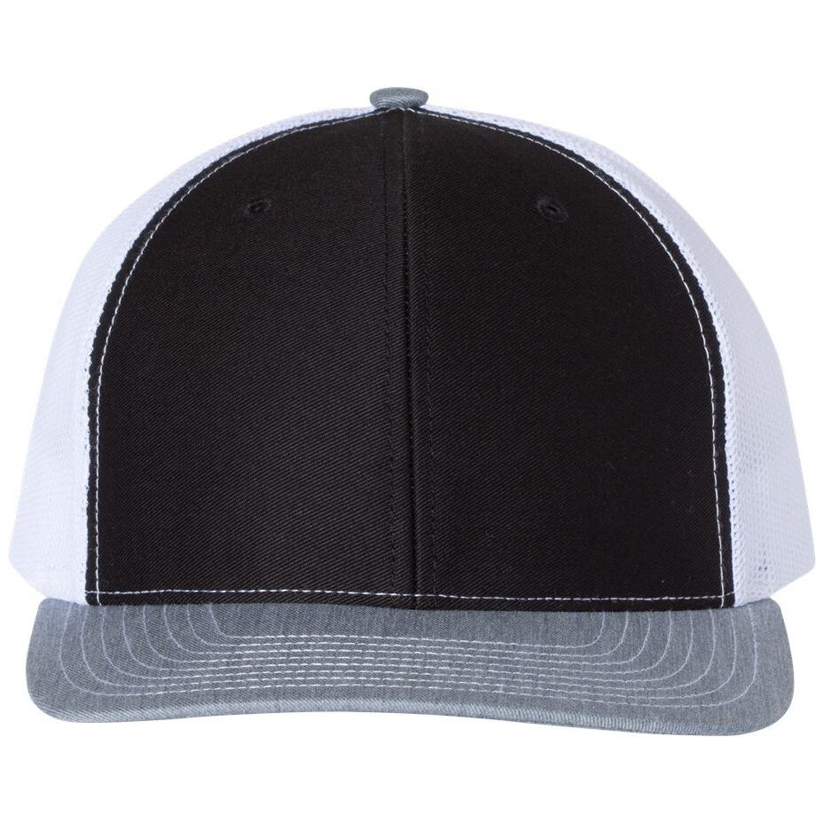 Black/ White/ Heather Grey