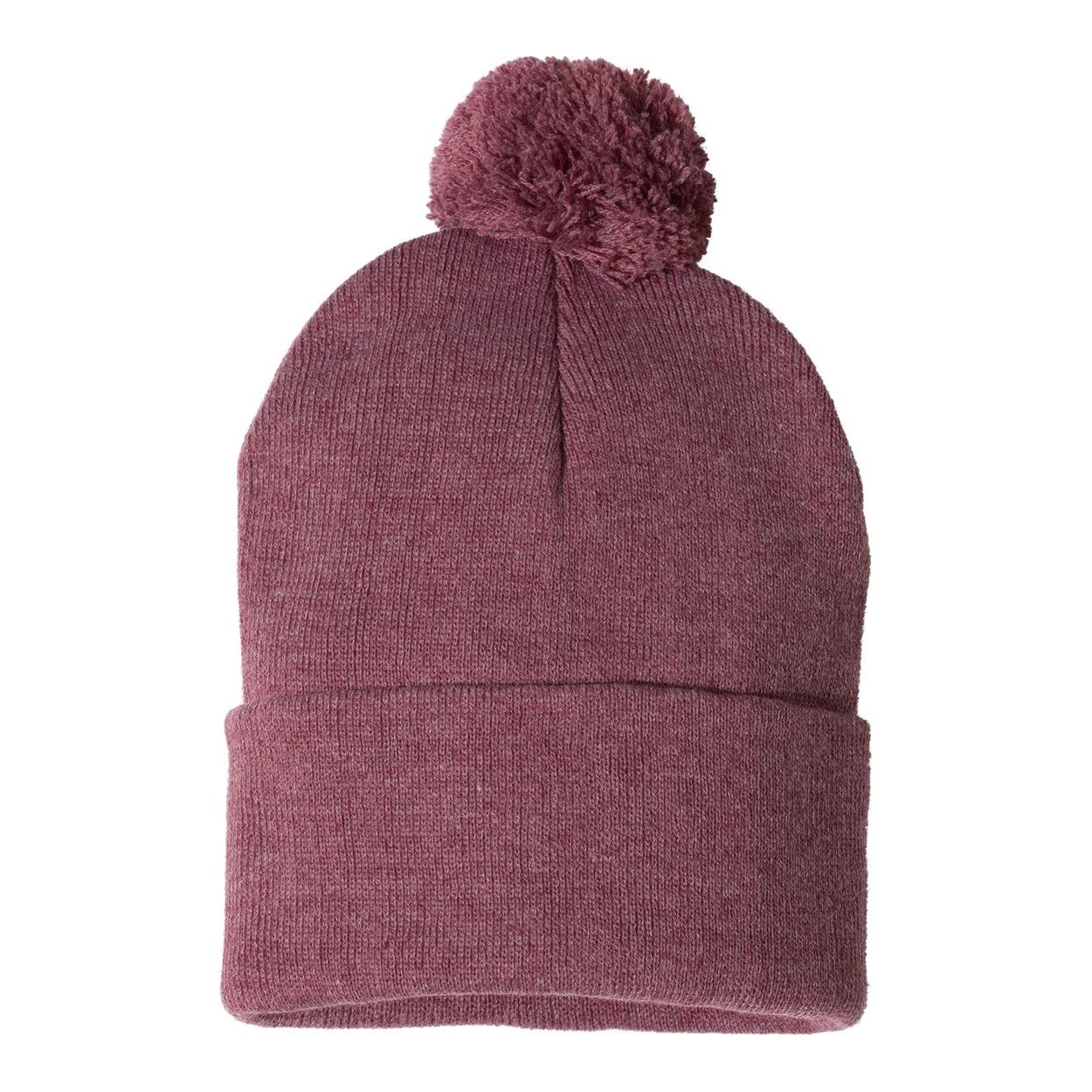 Sportsman 12" Pom-Pom Cuffed Beanie