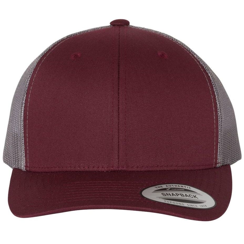Maroon/ Grey