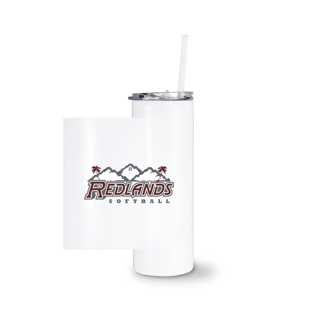 Redlands Softball Tumbler With Straw