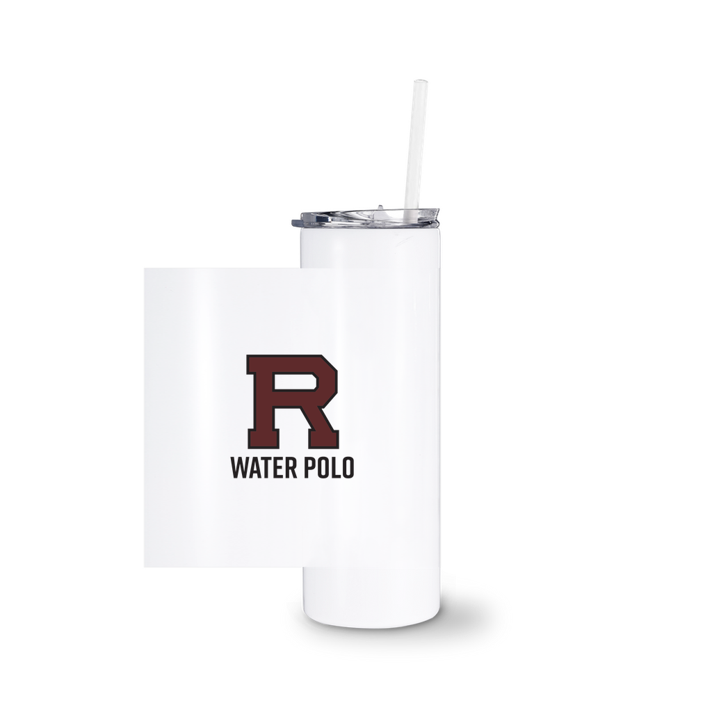 R Water Polo Tumbler With Straw