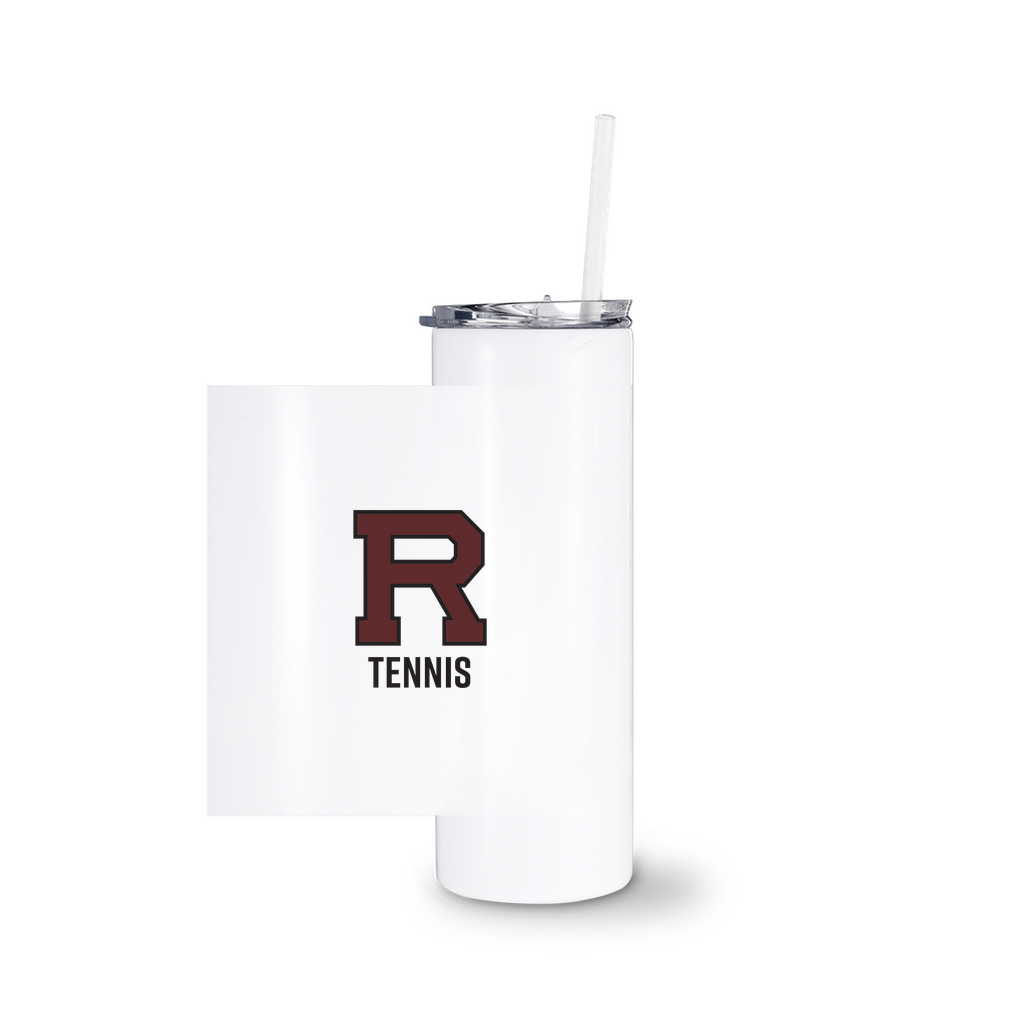R Tennis Tumbler With Straw