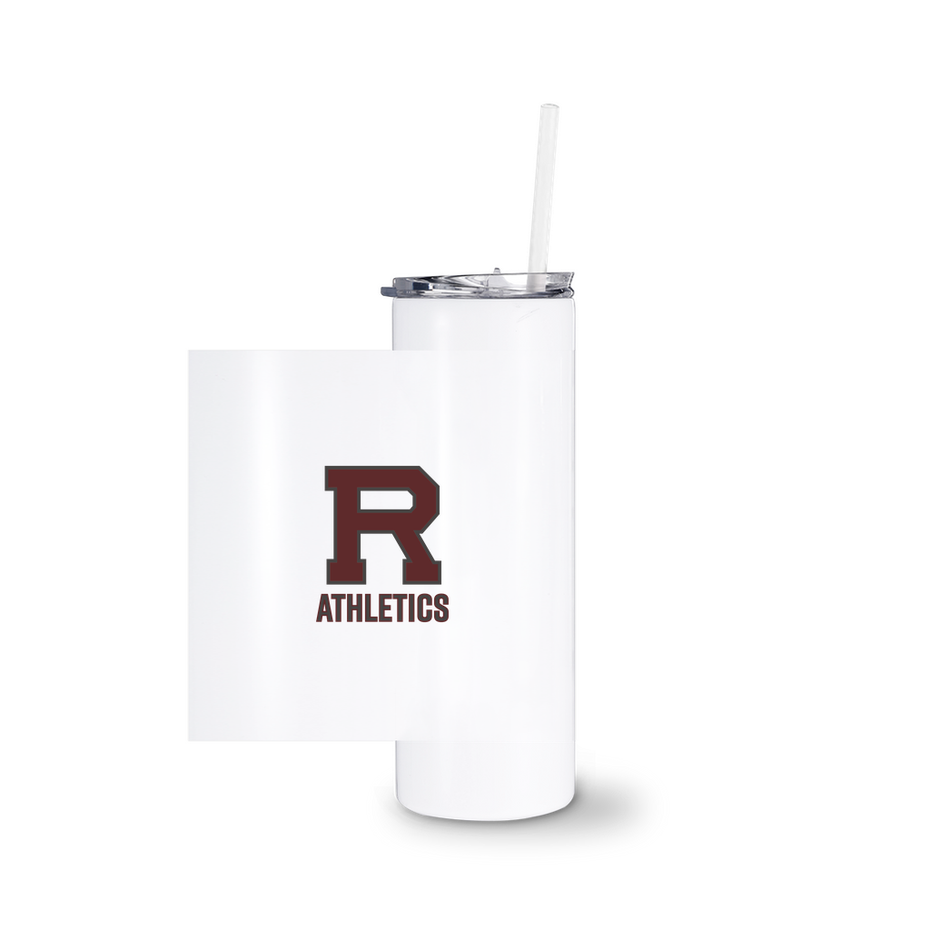 R Athletics Outlined Tumbler With Straw