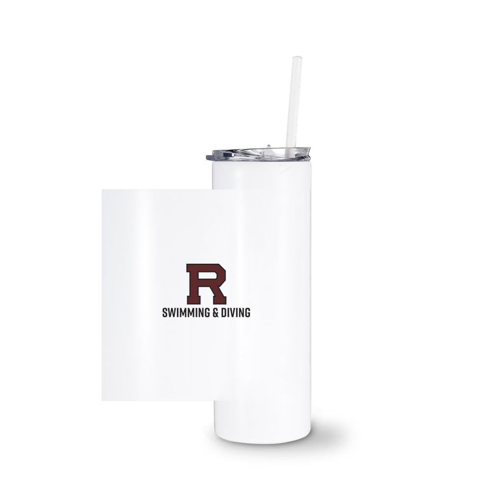 R Swimming & Diving Tumbler With Straw