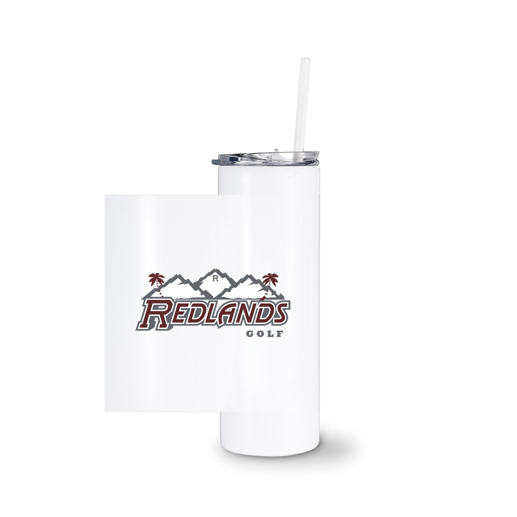 Redlands Golf Tumbler With Straw