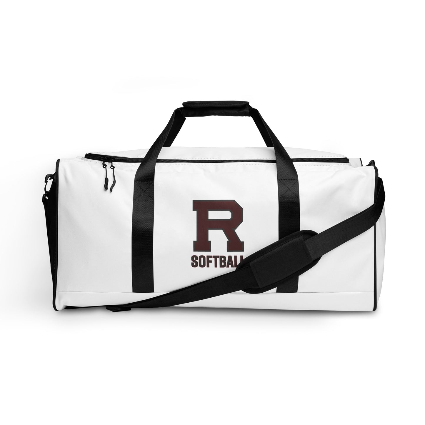R Softball Outlined Duffle bag