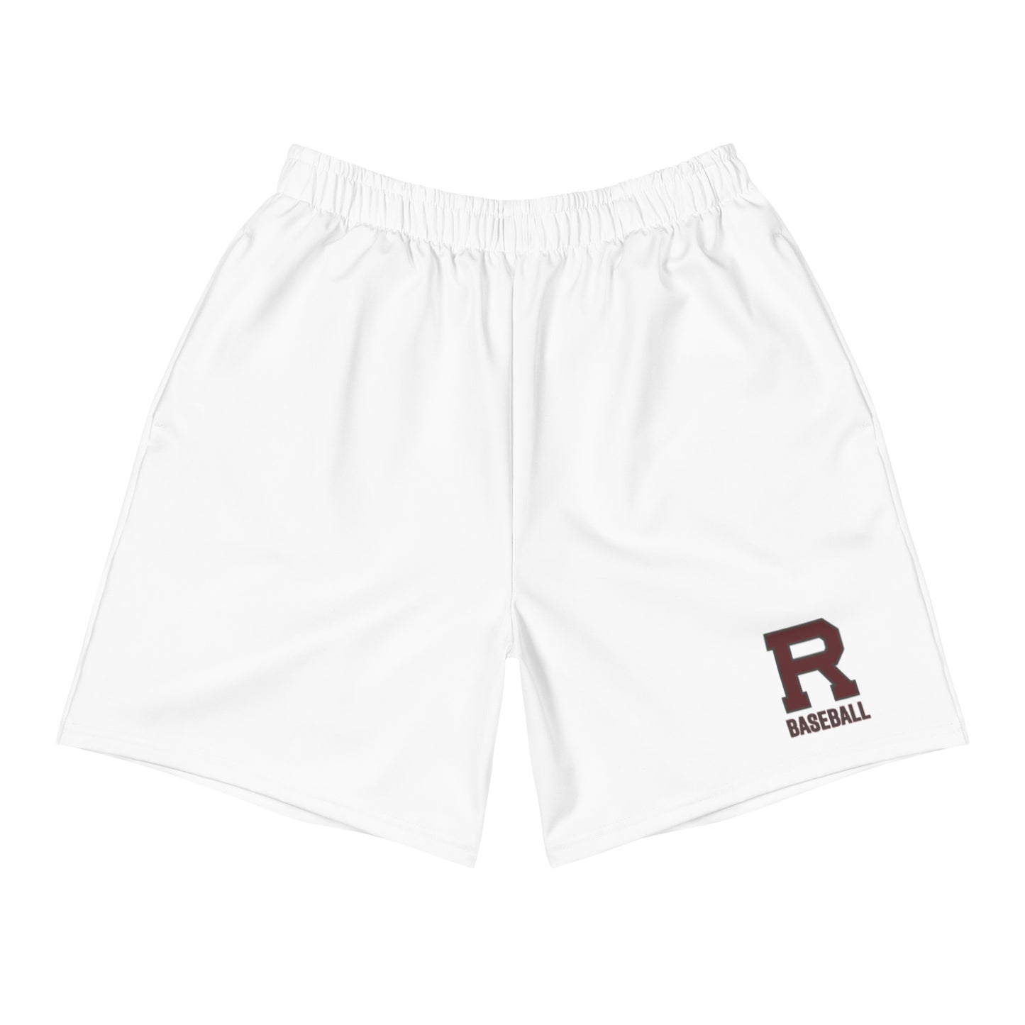 R Baseball Outlined Men's Athletic Long Shorts