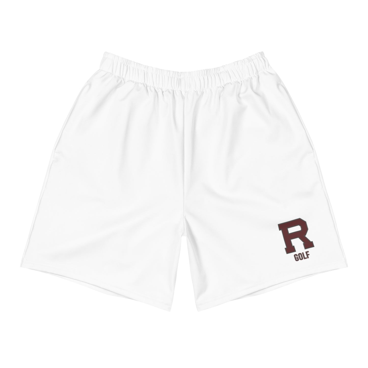 R Golf Outlined Men's Athletic Long Shorts