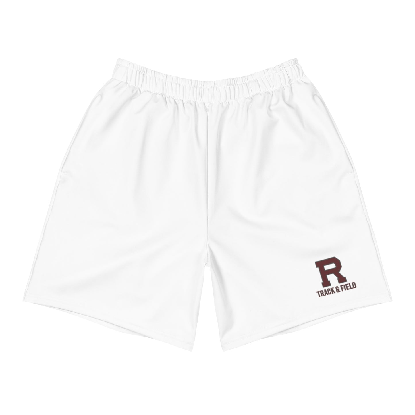 R Track & Field Outlined Men's Athletic Long Shorts