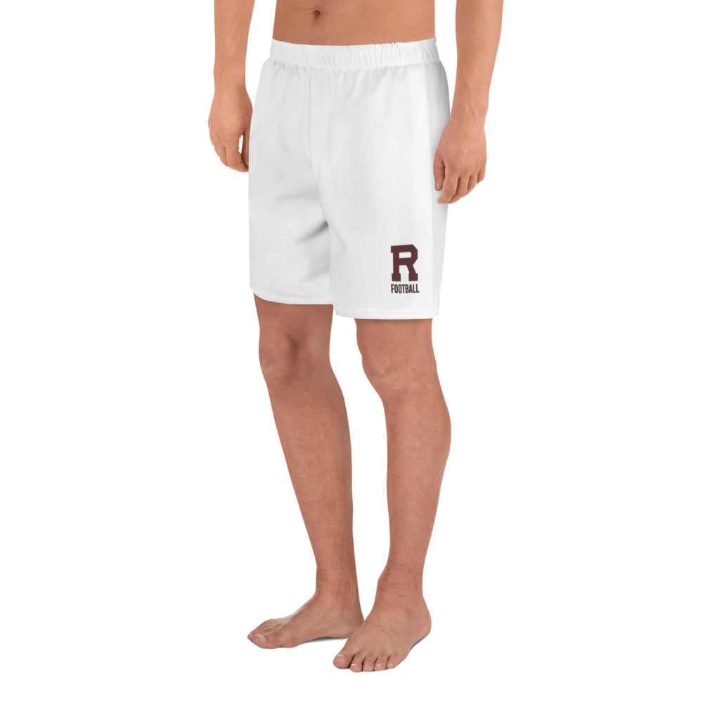 R Football Outlined Men's Athletic Long Shorts