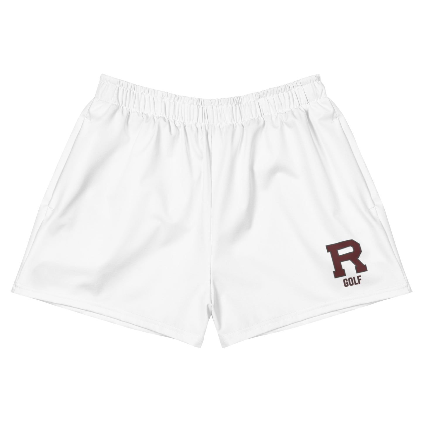 R Golf Outlined Women's Athletic Short Shorts