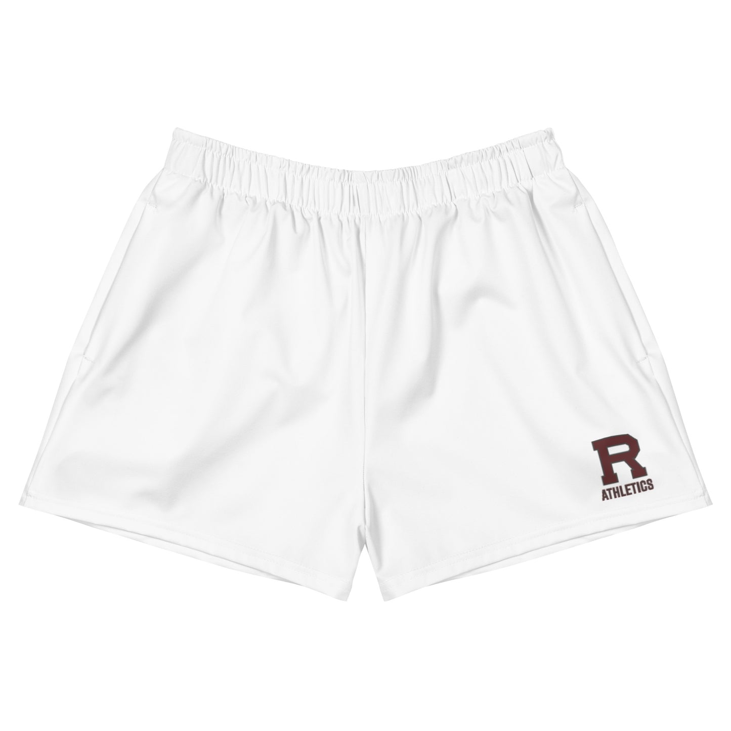 R Athletics Outlined Women's Athletic Short Shorts