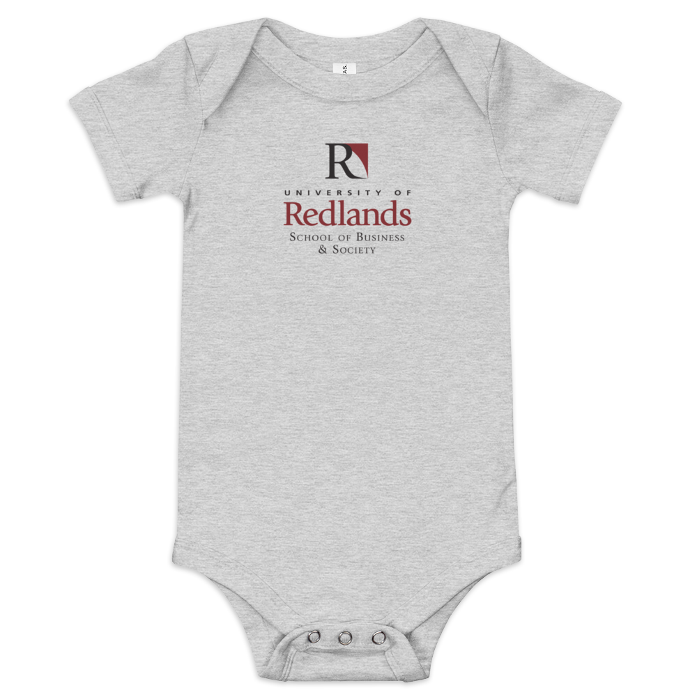 Redlands School of Business & Society Baby short sleeve one piece